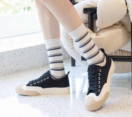 Women’s Stripes Crew Sock