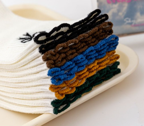 Women’s Ruffle Rib Crew Sock
