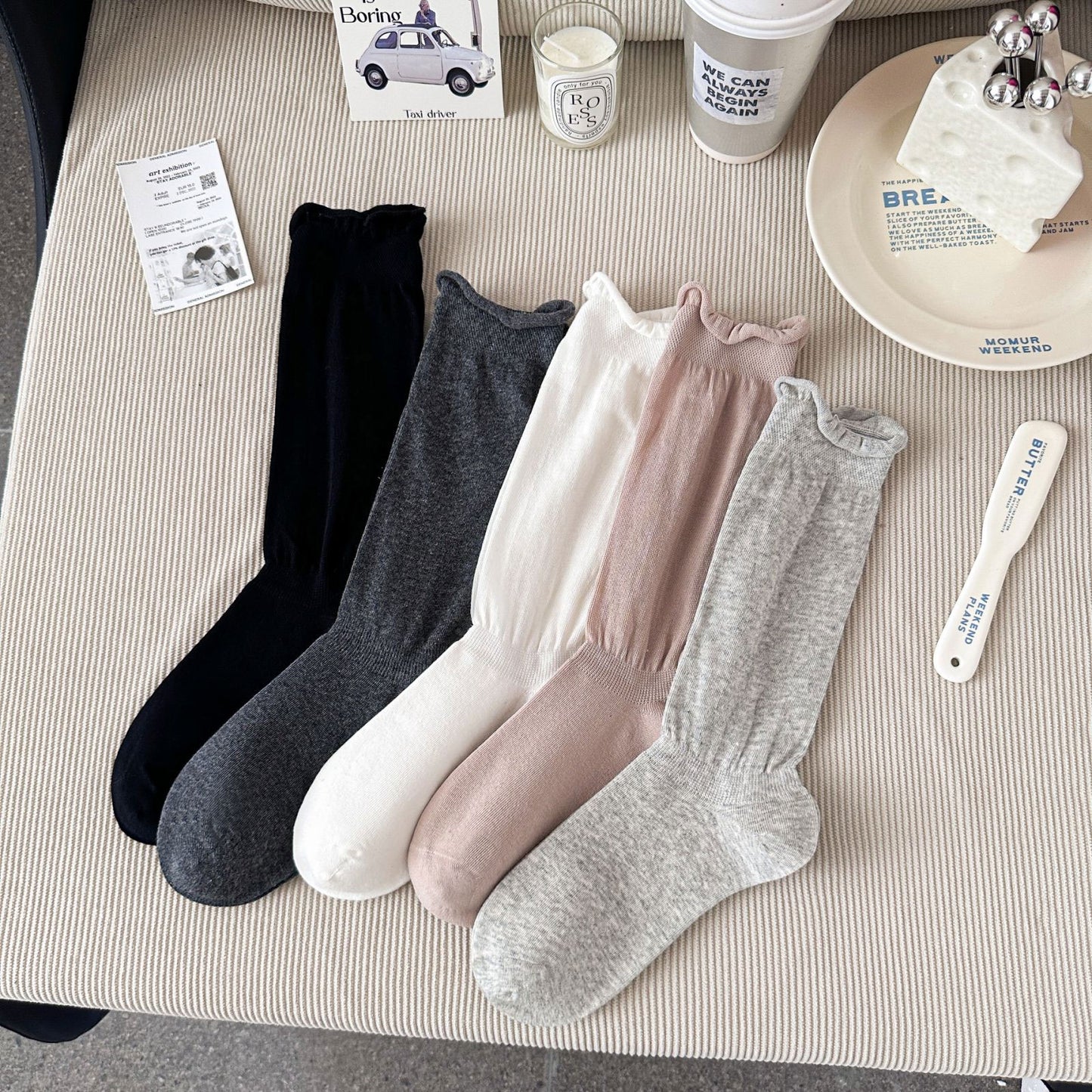 Women’s Roll Top Crew Sock