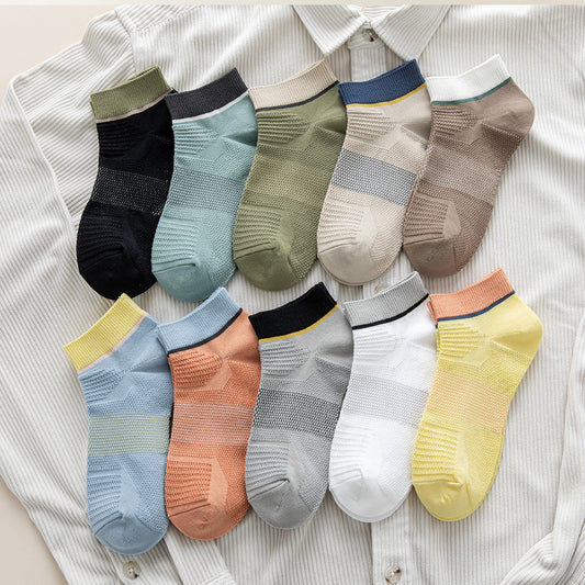 Women's Ankle Socks Quick-drying Multi-coloring
